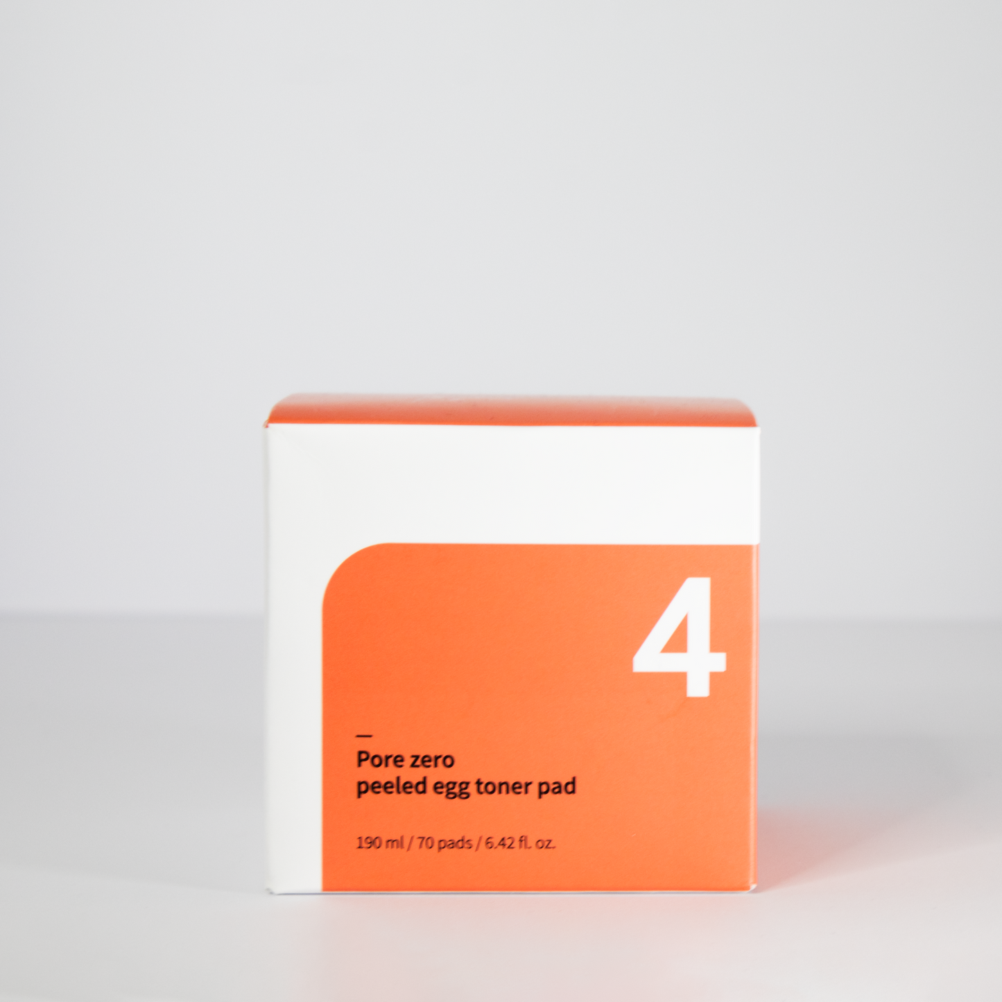 numbuzin - No. 4 Pore Zero Peeled Egg Toner Pad - Compresses purifiantes 190mL/70 pièces