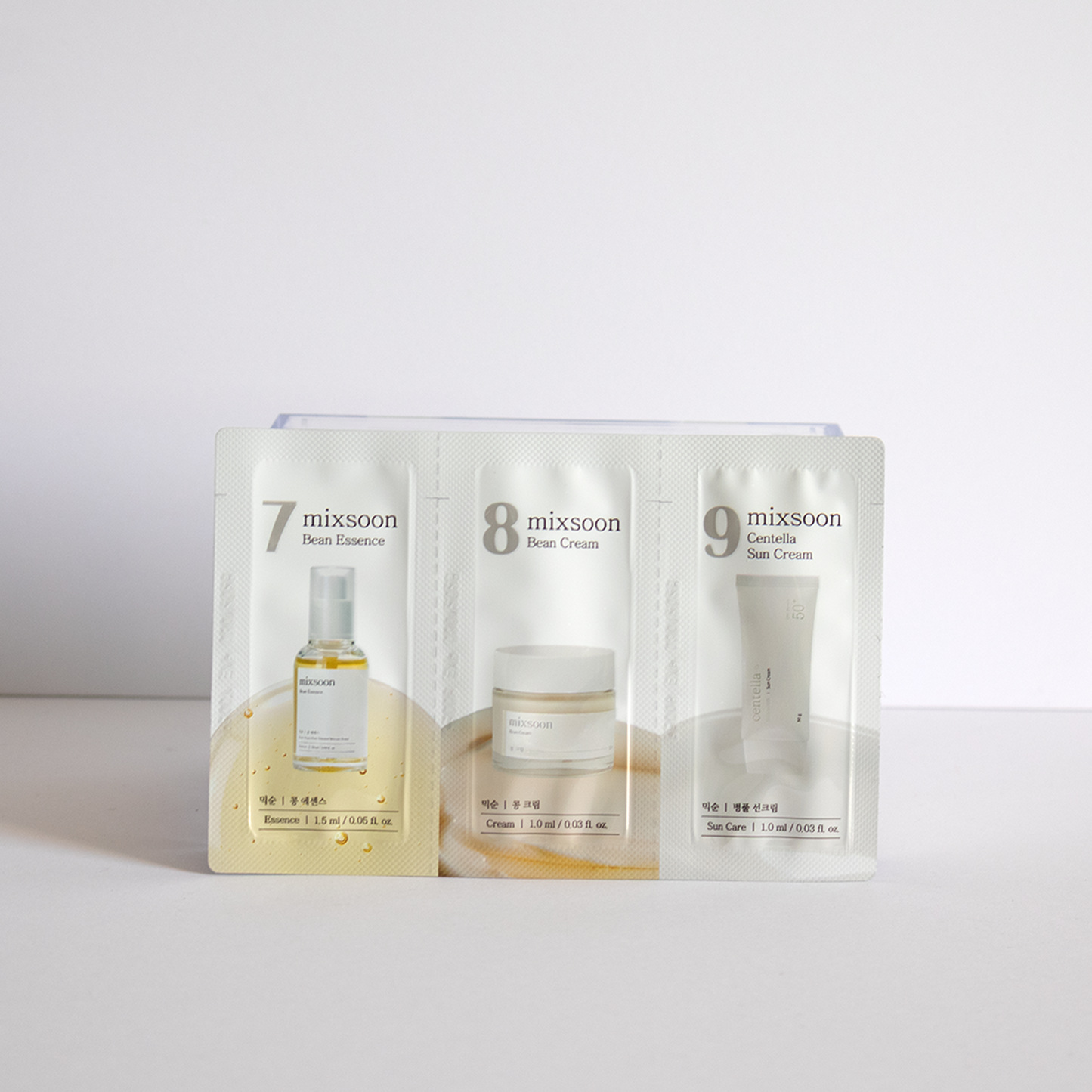 Kit découverte routine coréenne Mixsoon — 9 mini-soins à essayer