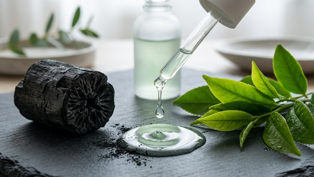 Charbon actif et thé vert : le duo K-Beauty pour des pores nets et un sébum maîtrisé