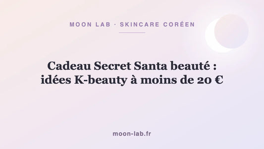 Cadeau Secret Santa beauté : idées K-beauty à moins de 20 €
