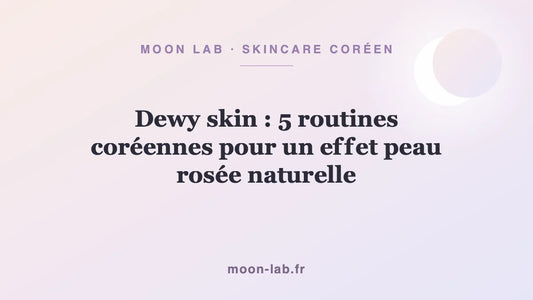 Dewy skin : 5 routines coréennes pour un effet peau rosée naturelle