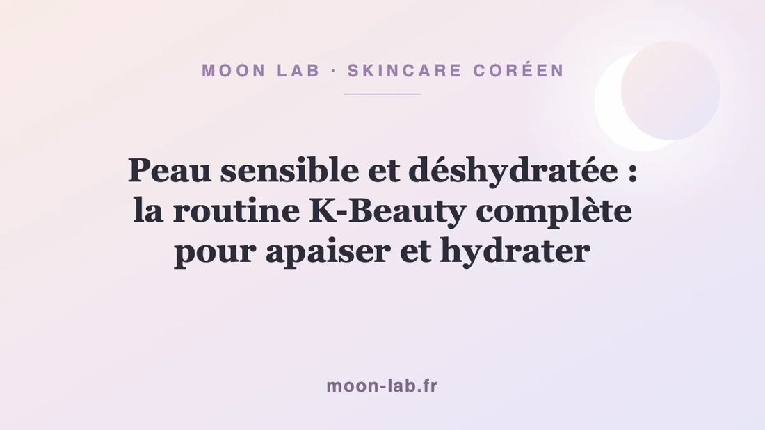 Peau sensible et déshydratée : la routine K-Beauty complète pour apaiser et hydrater