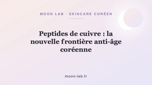 Peptides de cuivre : la nouvelle frontière anti-âge coréenne