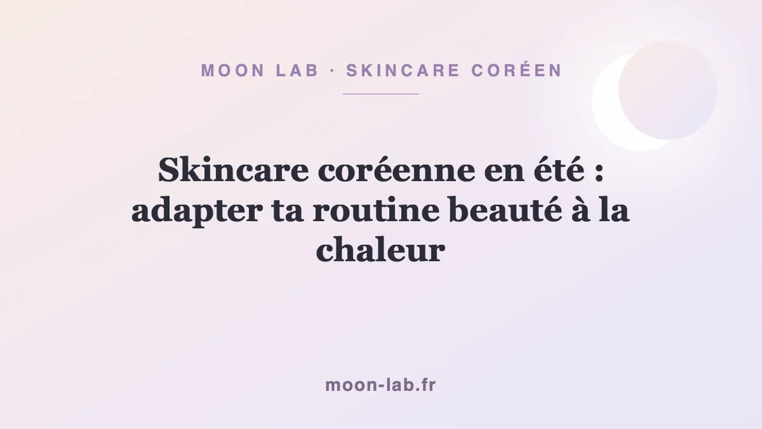 Skincare coréenne en été : adapter ta routine beauté à la chaleur