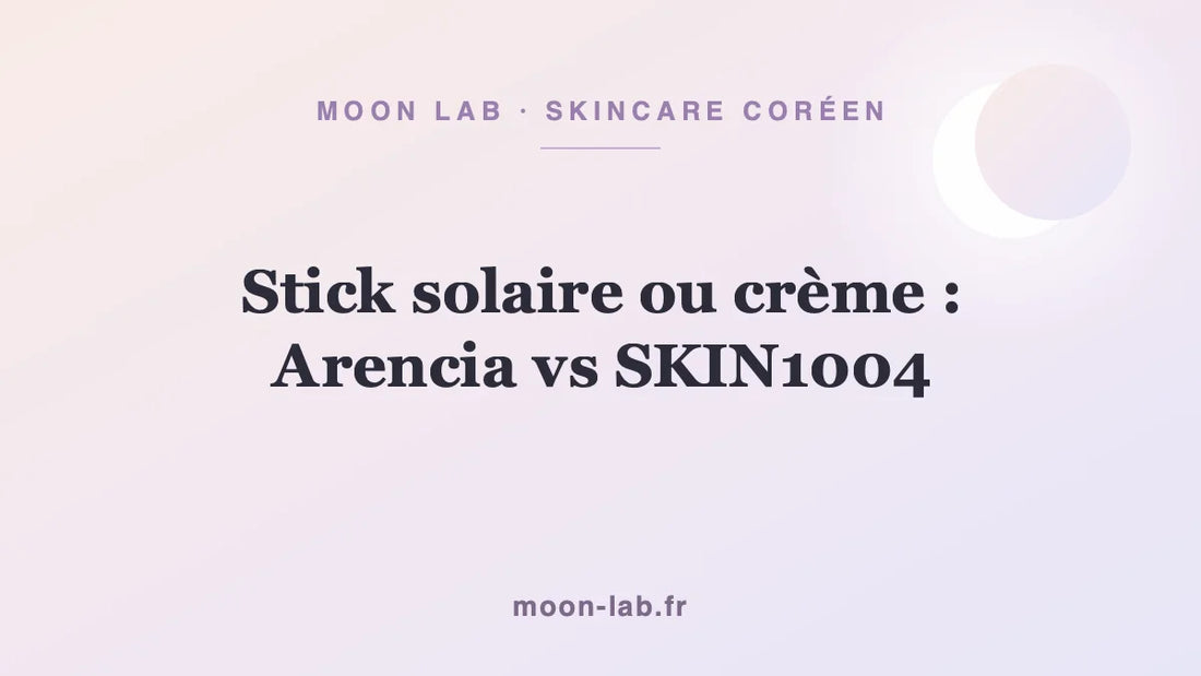 Stick solaire ou crème : Arencia vs SKIN1004