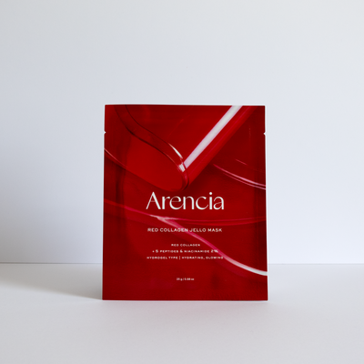 Masque Hydrogel Coréen Arencia — Gelée Collagène Rouge