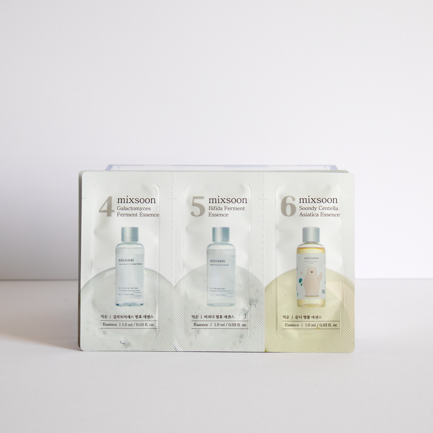 Kit découverte routine coréenne Mixsoon — 9 mini-soins à essayer
